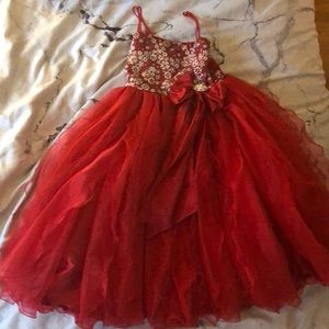 Red Pageant Dress